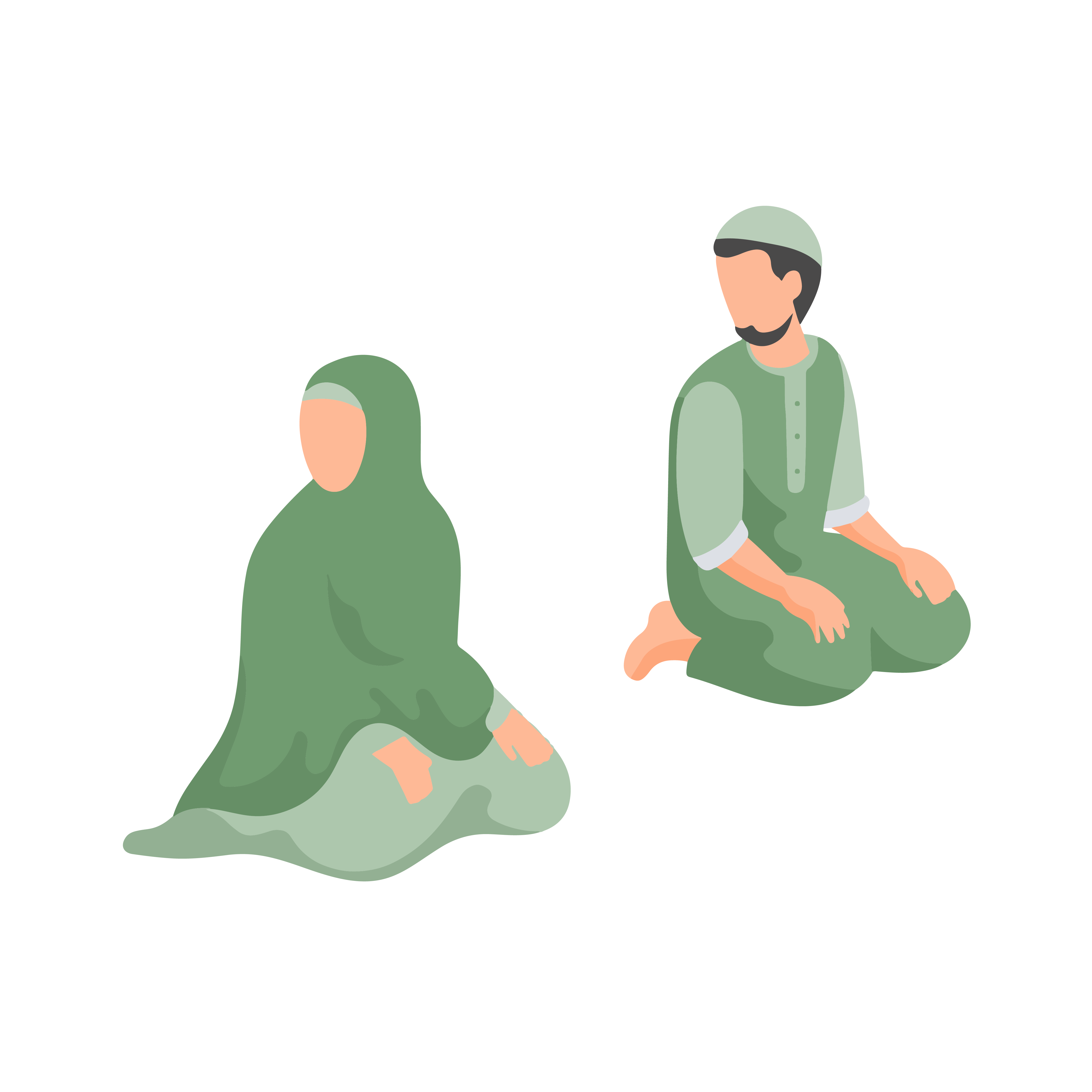 Приветствовать (давать салям) position 1
